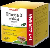 Walmark Omega 3 rybí olej Forte (120 tobolek)
