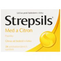 Strepsils Med a citron (24 pastilek)