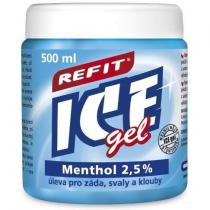 Refit Ice gel s mentholem 2.5% (500ml) modrý