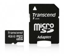 Transcend MicroSDHC 4GB Class 10