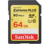 SanDisk SDXC Extreme Plus 64GB UHS-I