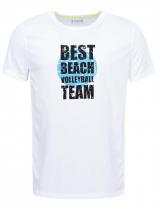 ZOOT Bílé triko s potiskem Volleyball