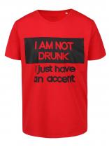 ZOOT Červené triko Drunk