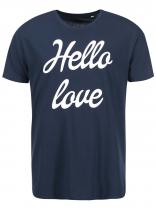 ZOOT Modré tričko Hello Love