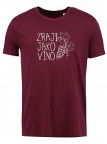 ZOOT Vínové triko Zraji jako víno