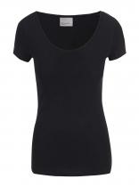Vero Moda Černé tričko s kulatým výstřihem Maxi My