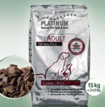 Platinum Natural Adult Lamb & Rice 15 kg