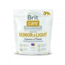 BRIT CARE Grain-Free Senior & Light Salmon & Potato 1kg