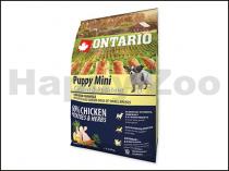 ONTARIO Puppy Mini Chicken & Herbs 2,25kg