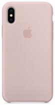 Apple Silicone pro iPhone X pískově růžový