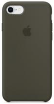 Apple Silicone pro iPhone 8/7 tmavě olivový