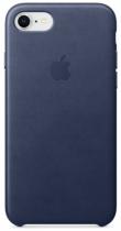 Apple Leather pro iPhone 8/7 půlnočně modrý