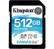 Kingston SDXC Canvas Go! 512GB, UHS-I U3 - SDG/512GB