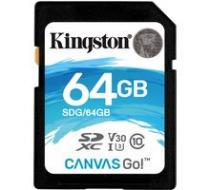 Kingston SDXC Canvas Go! 64GB, UHS-I U3 - SDG/64GB