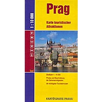 Prag Karte touristischer Attraktionen