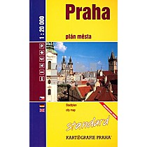 Praha plán města standard