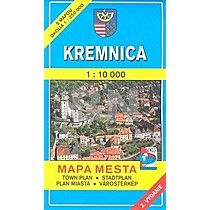 Kremnica 1 : 10 000 Mapa mesta Town plan Stadtplan Plan miasta Várostérkép