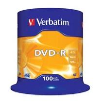 Verbatim DVD-R, 16x, 100-spindle