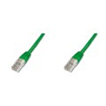 Digitus Patch Cable, UTP, CAT 5e, AWG 26 / 7, zelený 3m, 10ks